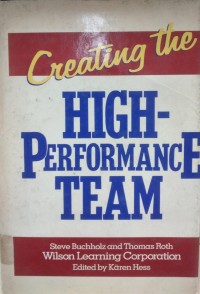 Image of Creating The High Performance Team