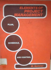 Image of Elements Of Project Management ; Plan, Schedule and Control