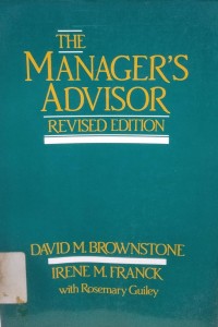 Image of The Managers Advisor; Revised Edition