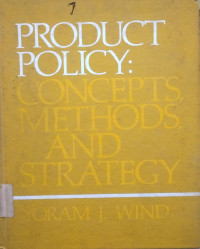 Image of Product Policy : Concepts, Methods and Strategy
