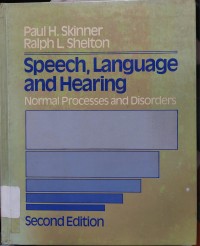 Image of Speech, Languange and Hearing; Normal Processes and Disorders Second Edition