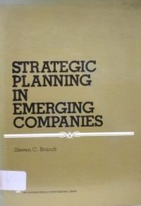 Image of Strategic Planning In Emerging Companies