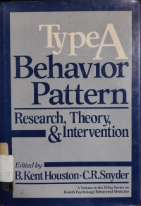 Image of Type A Behavior Pattern; Research, Theory, and Intervention