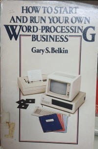 Image of How To Start And Run Your Own Word - Processing