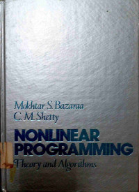 Image of Nonlinear Programming: theory and algorithms